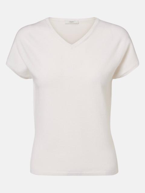 Wool and cashmere-blend top