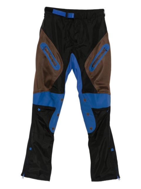 x Fox Lab zip fox motif trousers