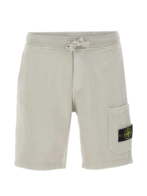 drawstring-fastening cotton shorts