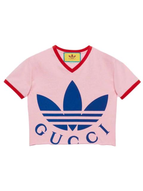 adidas x Gucci cropped T-shirt