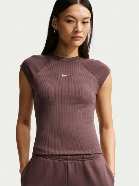 Nike Sportswear Chill Knit Women's Tight Short-Sleeve Ribbed Top