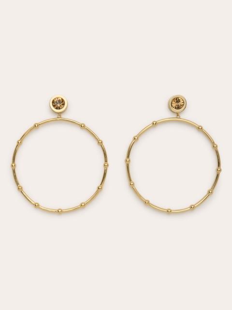 Angely Drop Hoop Earrings