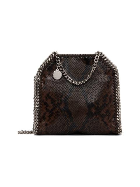 Brown Falabella Snake Mini Tote Bag