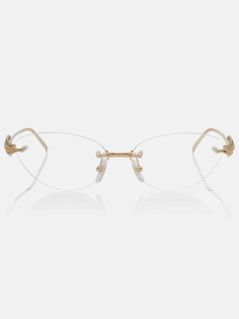 Clash de Cartier cat-eye glasses