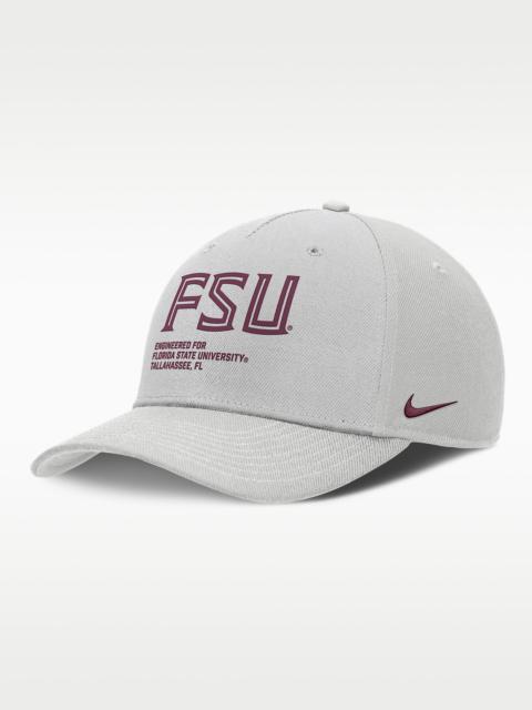 Florida State On-Field Primetime Rise Men's Nike College Adjustable Hat