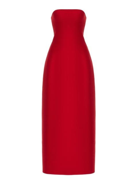 Immanuel Knit Dress in Scarlet Red Merino Wool