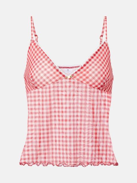 Solay gingham tank top