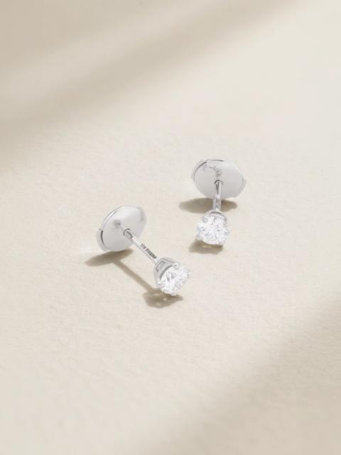 DB Classic platinum diamond earrings Gold