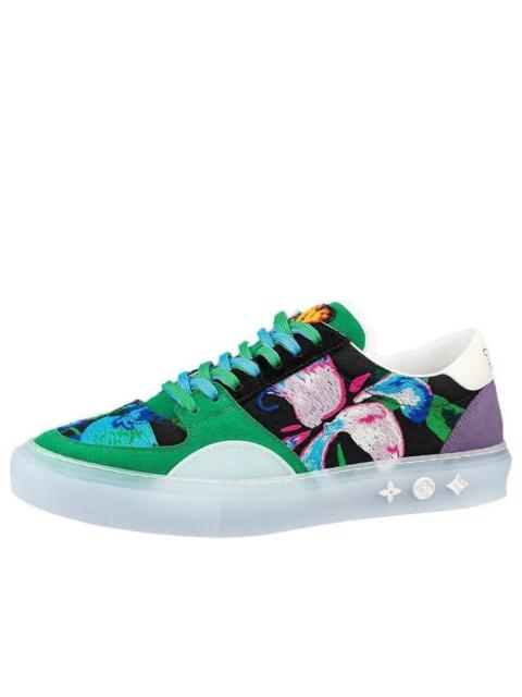 LOUIS VUITTON Ollie Sneakers 'Green Paint Style' 1A9JIZ