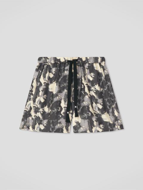 Twill Silk Shorts