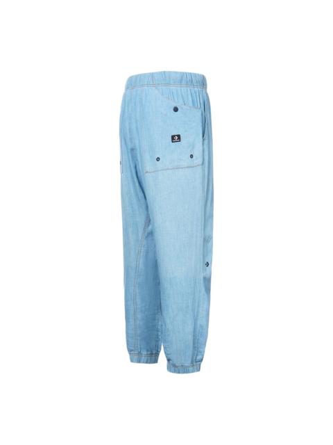 Converse Elevated Woven Chambray Jogger 'Blue' 10025436-A01