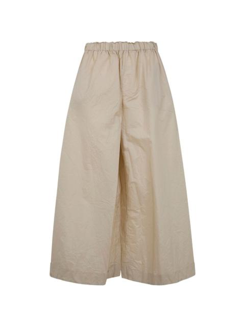 elasticated-waistband trousers