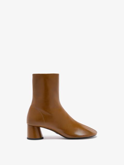 Glove Ankle Boots in Slick Nappa