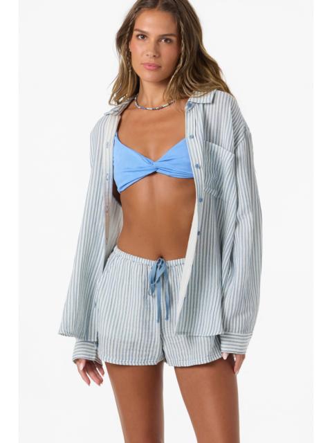 Leni Stripe Relaxed Long Sleeve Top