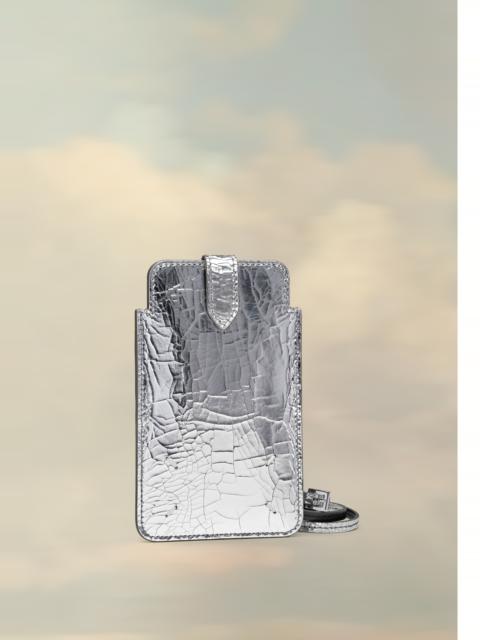 Broken mirror phone pouch
