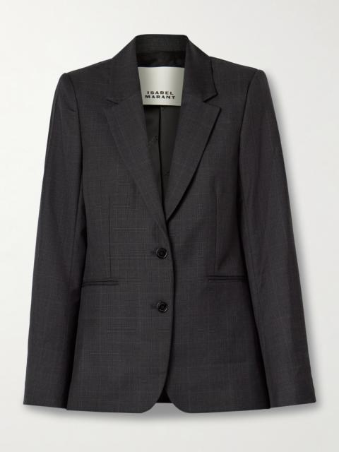 Reva Prince Of Wales Checked Wool Blazer