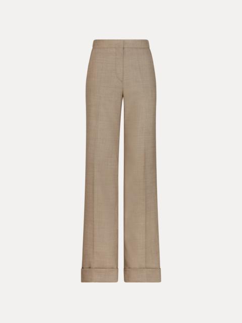 WOOL-BLEND WIDE-LEG PANT