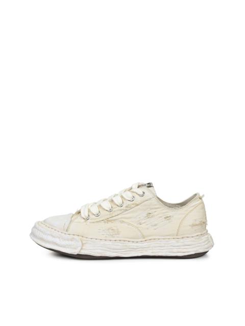 PETERSON23 RIPPING OVER DYE LOW CANVAS / WHT