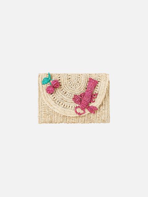 RAFFIA CLUTCH