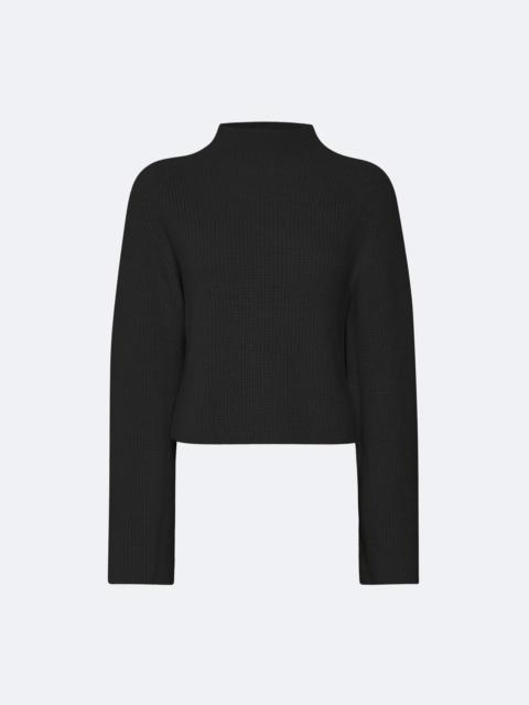Merino Mock Neck Sweater