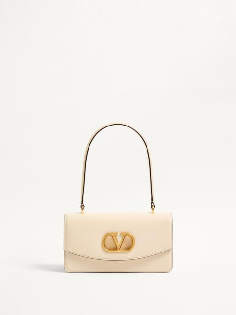 VALENTINO GARAVANI VAIN BAG WITH HANDLE IN SHINY CALFSKIN