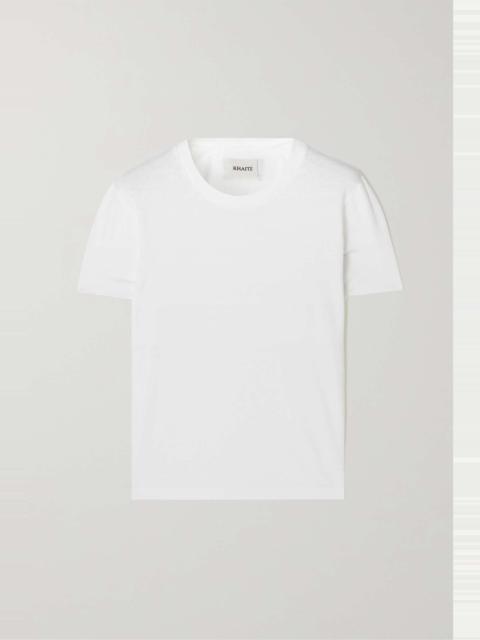 Emmylou cotton-jersey T-shirt