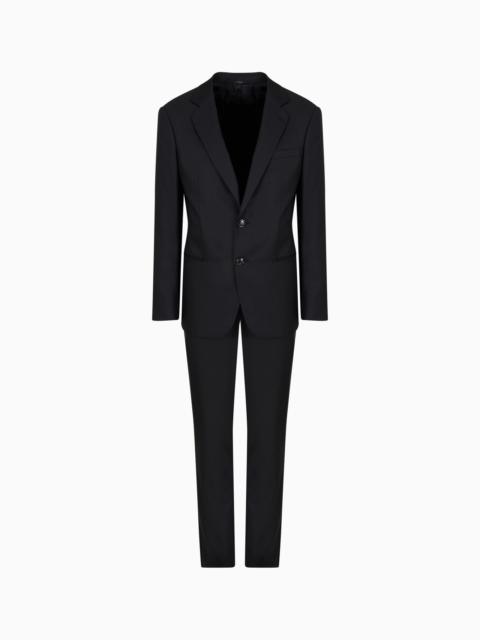 Soho Line single-breasted suit in wool and cashmere