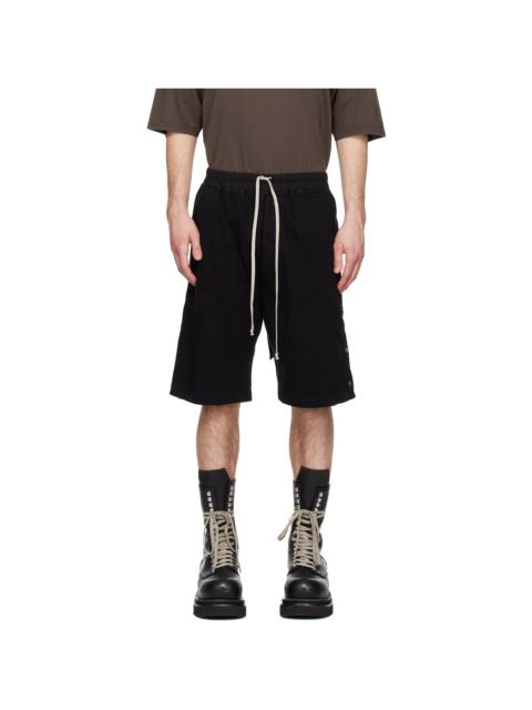 Black Temple Pusher Shorts