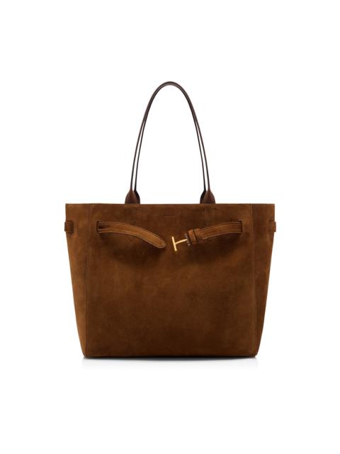 SUEDE LEATHER AUDREY MEDIUM TOTE