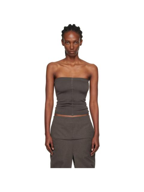 Gray Concordians Runway Tube Top
