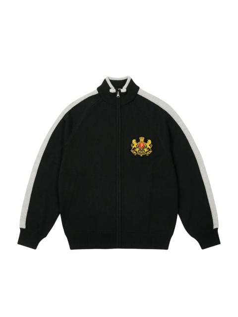 ESTABLISHED ZIP FUNNEL KNIT BLACK