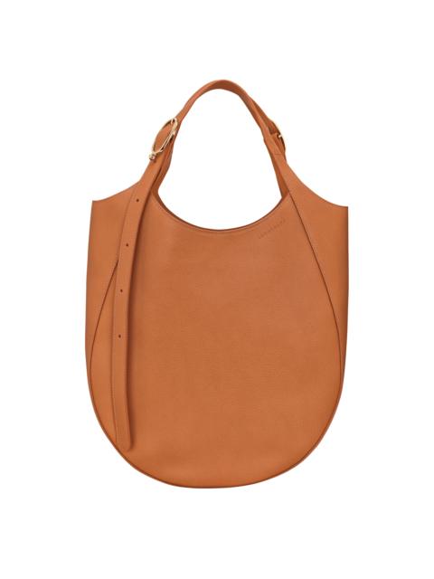 Le Foulonné XL Tote bag Amber - Leather