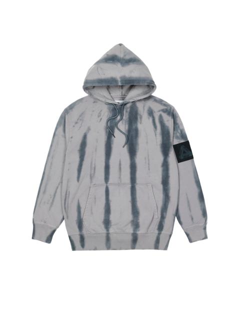 ZEBRA TIE DYE HOOD BLACK
