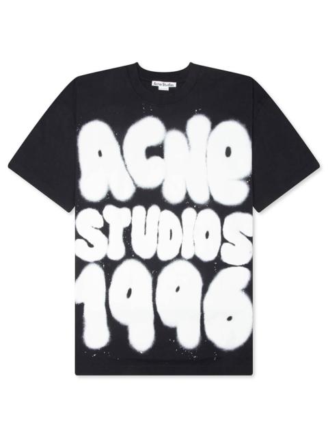 1996 SPRAYED T-SHIRT - BLACK/WHITE
