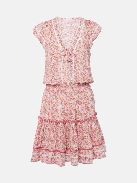 Anais floral minidress