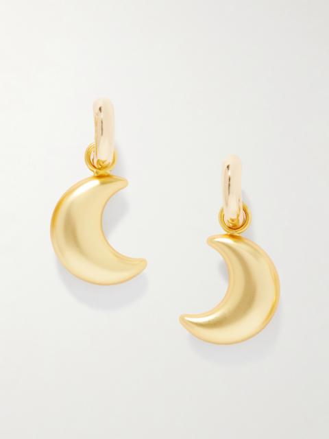 La Lune Gold-tone Hoop Earrings