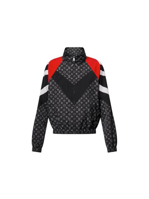 Louis Vuitton x Nigo Monogram Printed Nylon Tracksuit Top Graphite