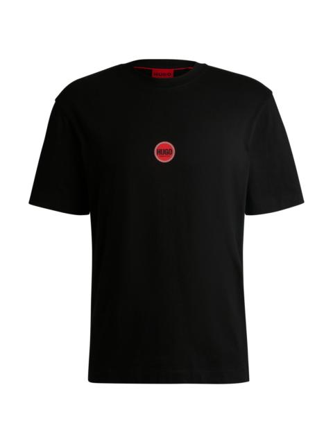 COTTON-JERSEY T-SHIRT WITH RACING LOGOS