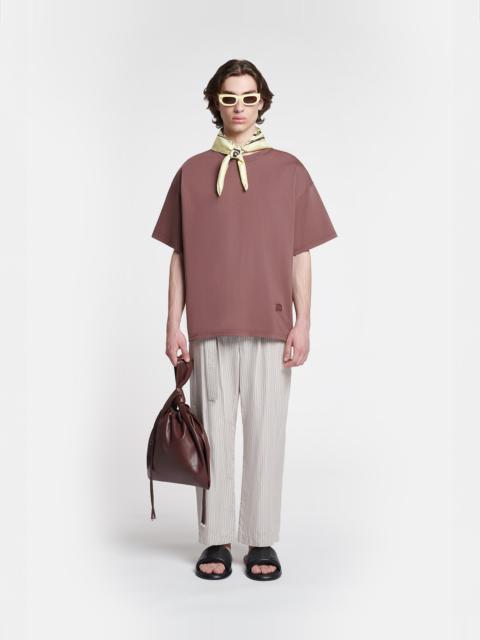 Belted Striped Pants