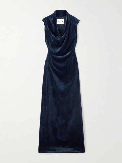 Naeve Ribbed Chenille Maxi Dress