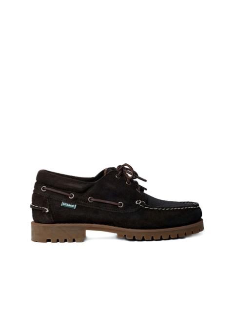 Acadia suede lace boat shoes