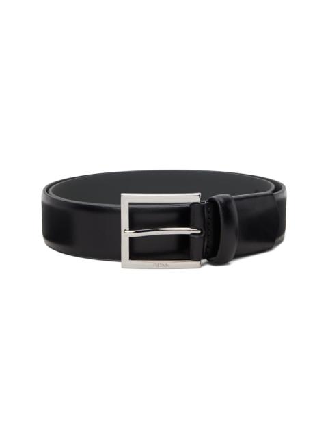 Black 'BOSS Performance' Leather Belt
