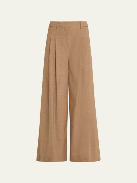 Next Didi Stretch Wool Wide-Leg Trousers