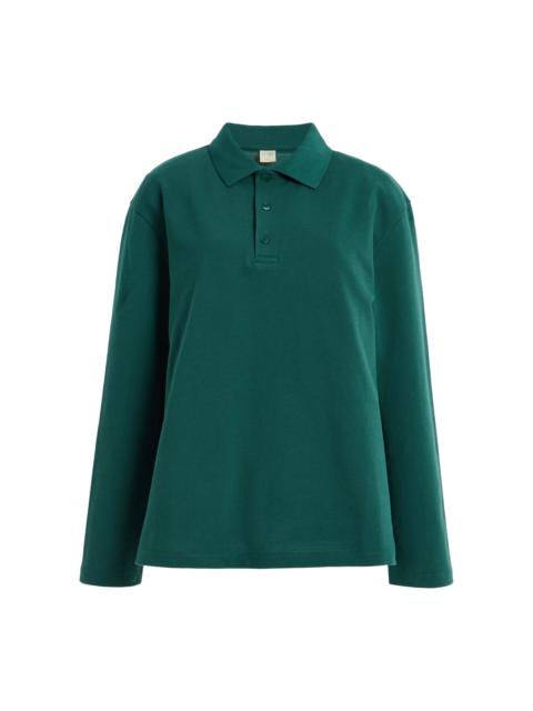 Diana Cotton Polo Shirt green