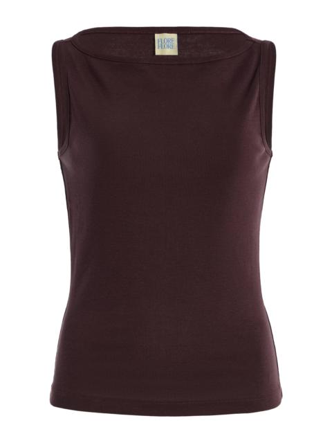 Timmi Cotton Tank Top brown