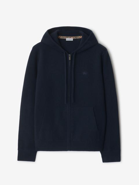 Cashmere Blend Zip Hoodie