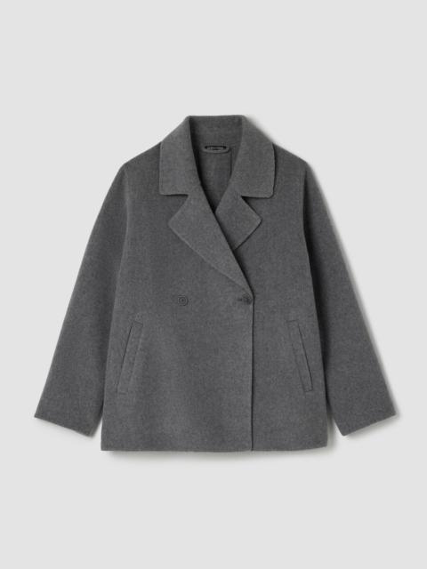 Doubleface Wool Cloud Short Coat