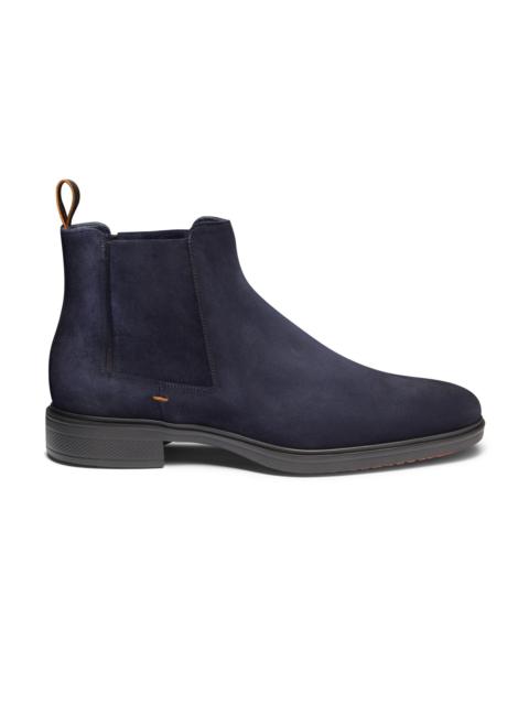 Men's blue suede Easy boot