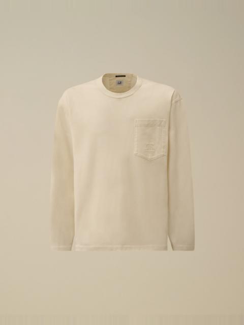 Mercerized 30/2 Jersey Twisted Long Sleeve T-Shirt