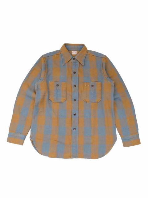 Lot.3104 FLANNEL SHIRTS - A-Pattern - ONE WASH - 3104A-25